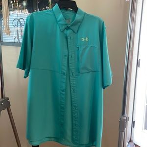 Teal shirt under armour
